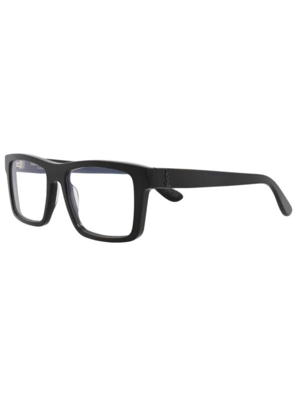 New Saint Laurent Women's Eyeglasses Square Rectangle Acetate Frame Unisex Black